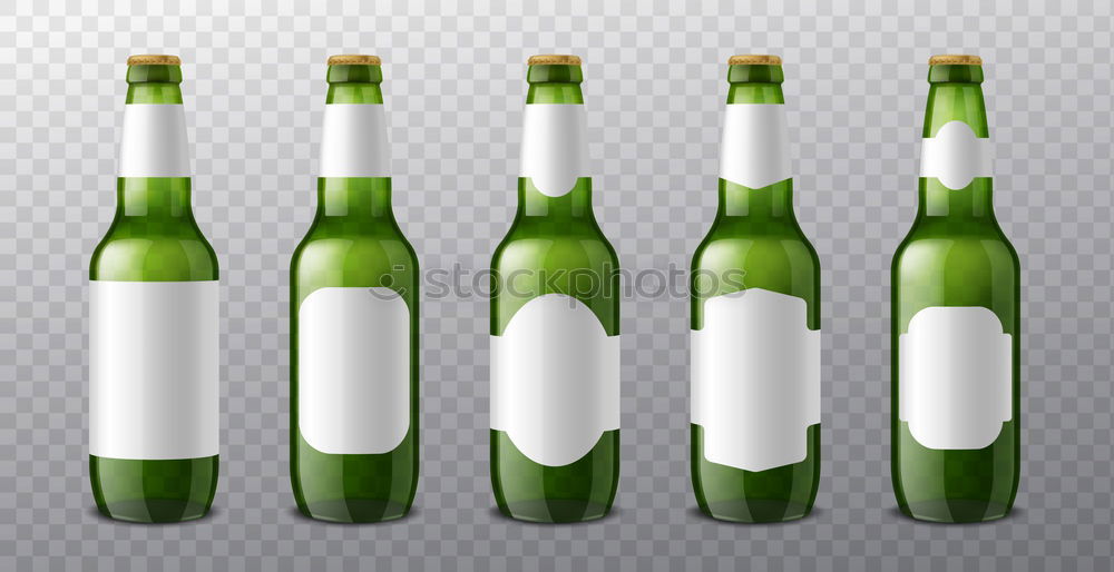 Similar – Attention! Bottle Glass