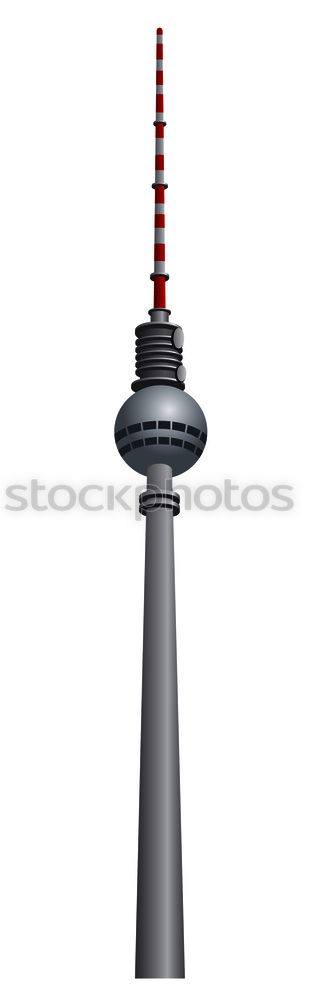 Similar – television tower Fog