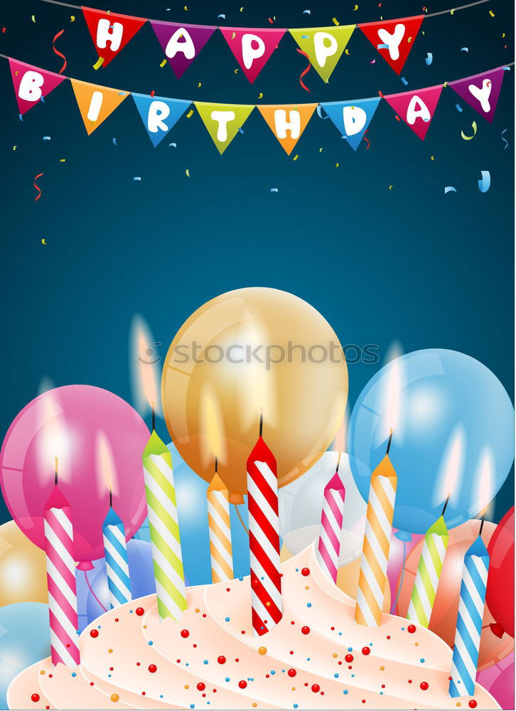 Similar – Image, Stock Photo #A# Happy Birthday Donut