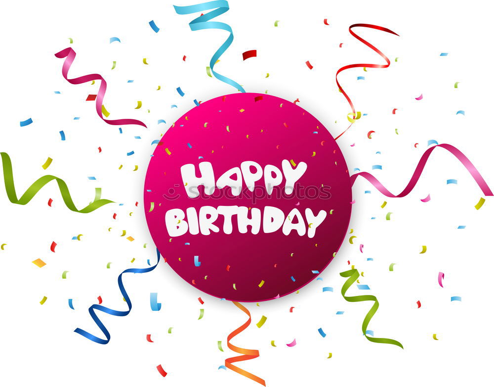Similar – Image, Stock Photo Happy Birthday Sign