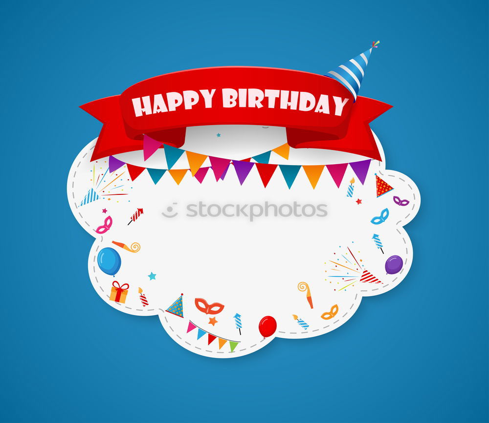 Image, Stock Photo #A# Happy Birthday Donut