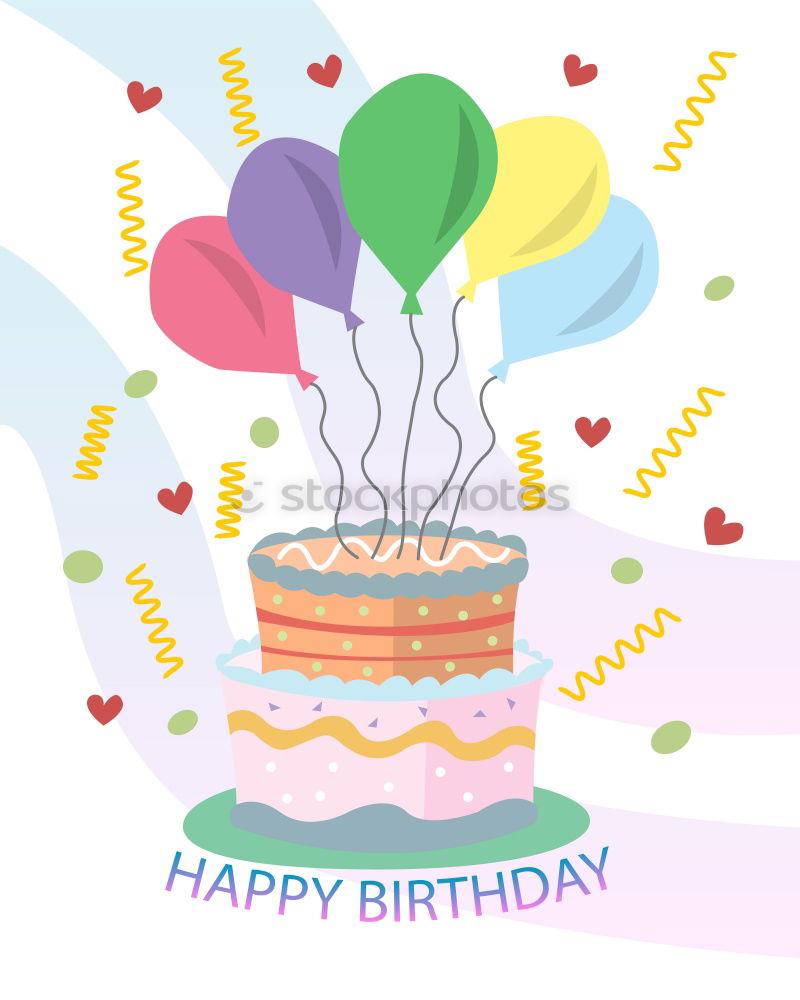 Similar – Image, Stock Photo Happy Birthday Sign