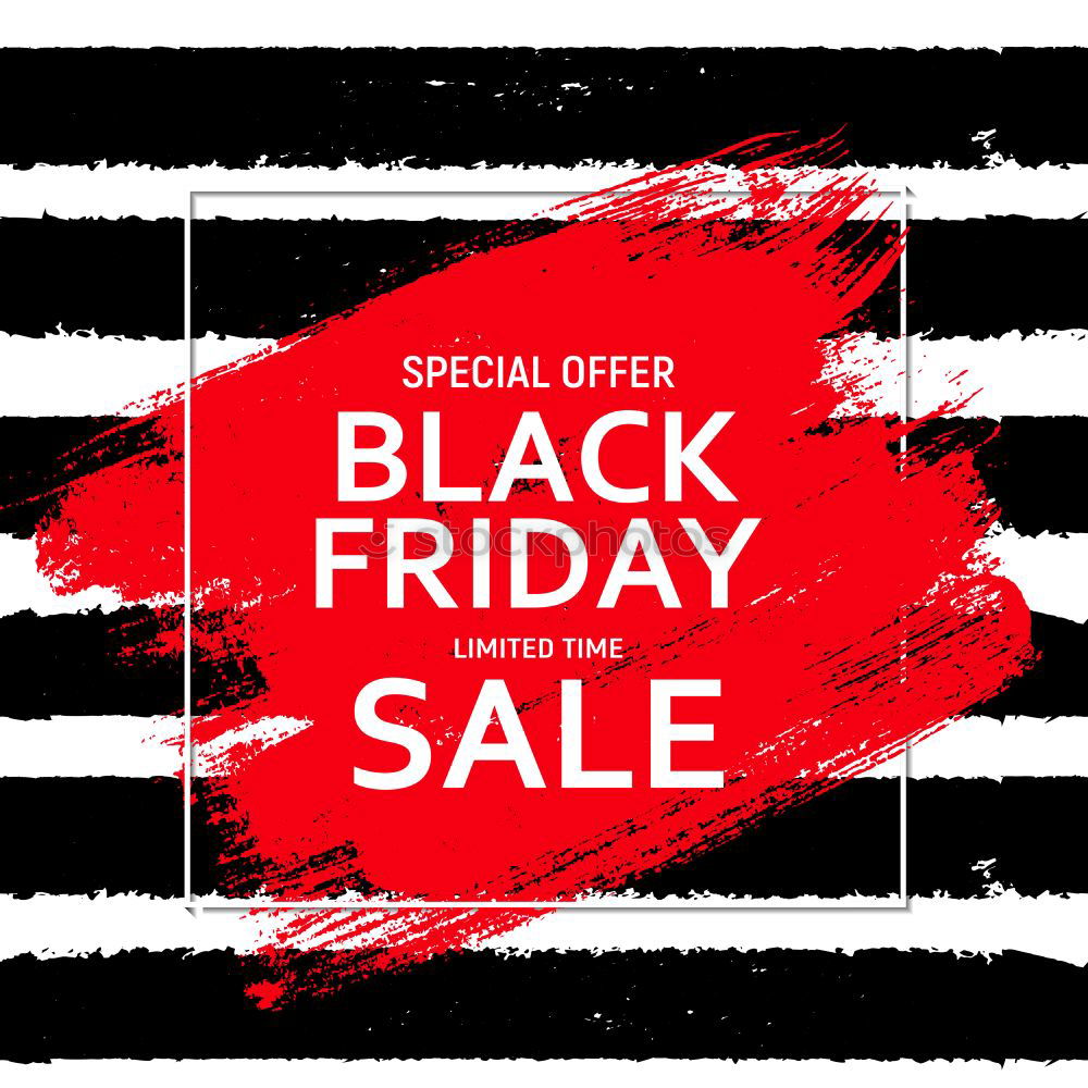 Similar – Image, Stock Photo Black friday concept