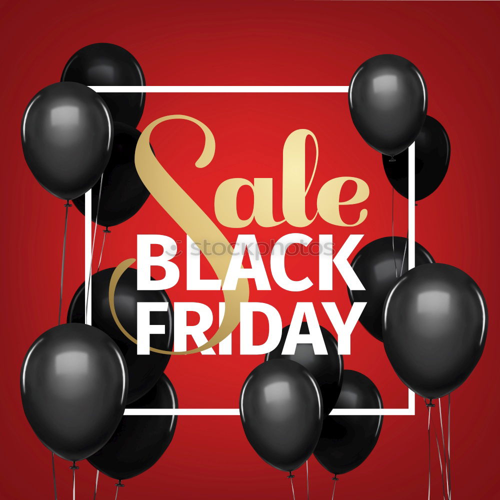 Image, Stock Photo Black friday concept