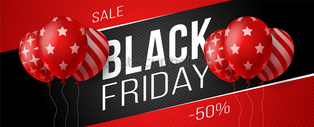 Similar – Image, Stock Photo Black friday concept