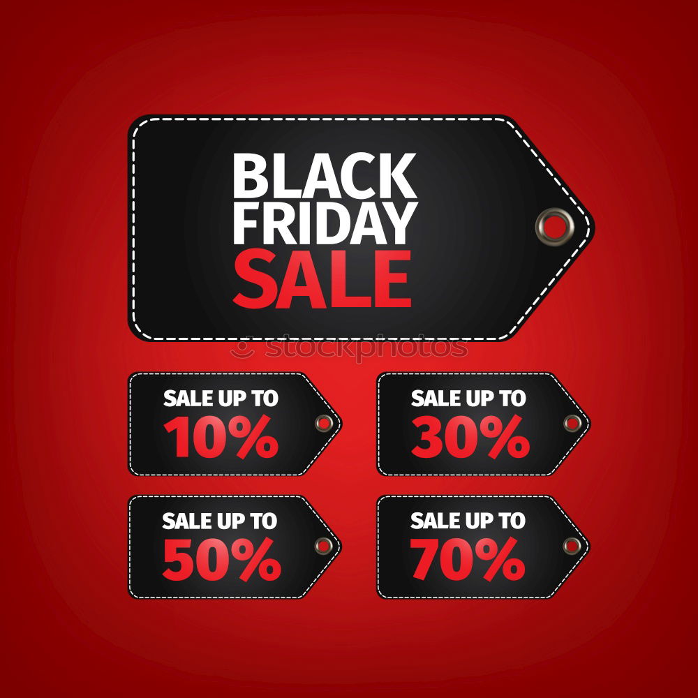 Similar – Image, Stock Photo Black friday concept