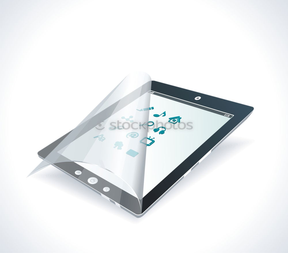 Similar – Image, Stock Photo keyboard Notebook Flat