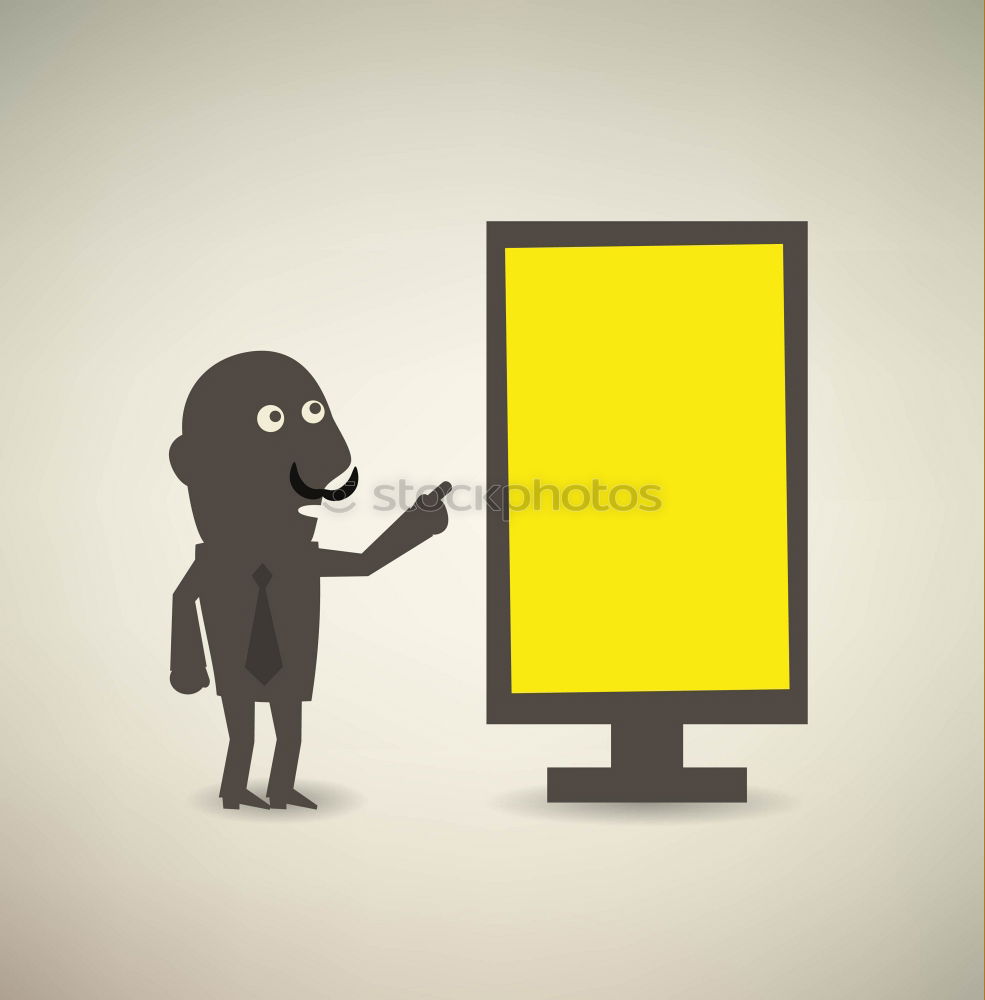 Similar – Image, Stock Photo Learning & Research. Yellow bulb on mobile phone display.