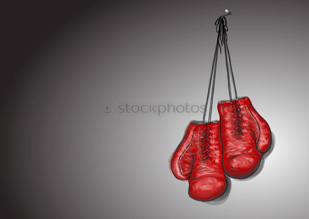 Similar – Image, Stock Photo pair of very old brown boxing gloves