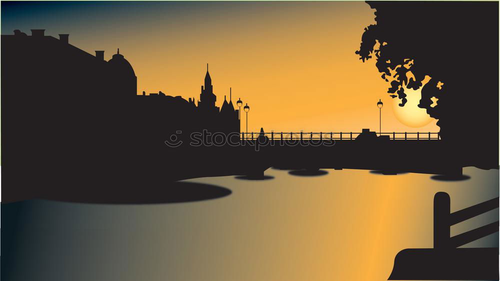 Similar – Image, Stock Photo Cityscape of Rome at sunset. Italy