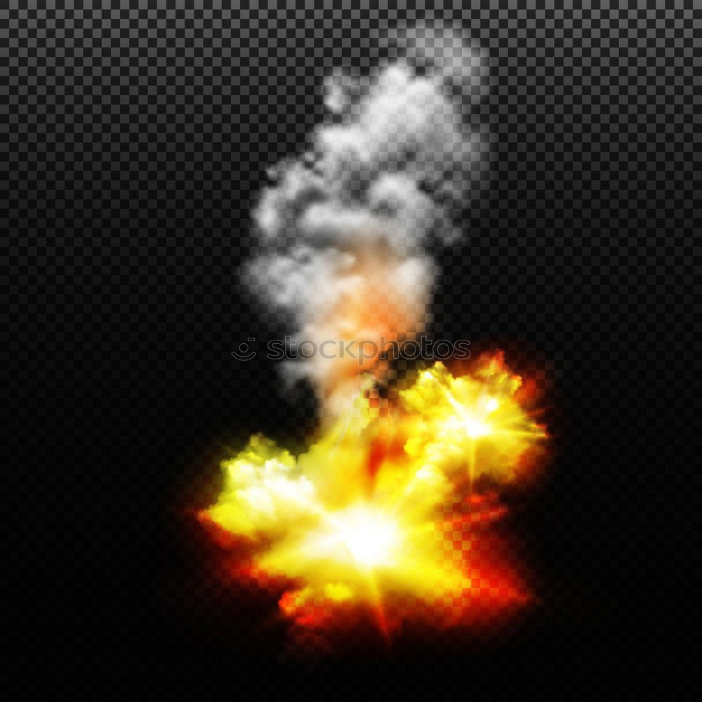 Similar – Image, Stock Photo Balloon_fire Light Dark