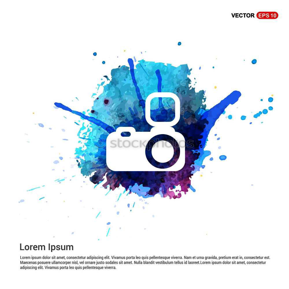 Similar – Image, Stock Photo Colorful photo camera on bright background