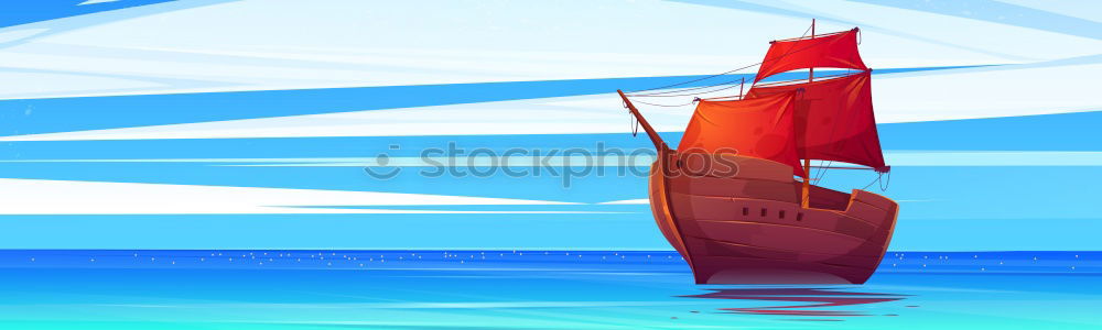 Similar – Image, Stock Photo Sailboats at sea Beautiful