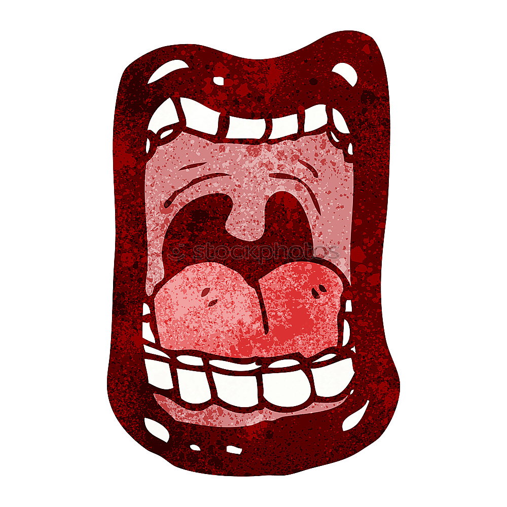 Similar – Image, Stock Photo strawberry mouth Lips