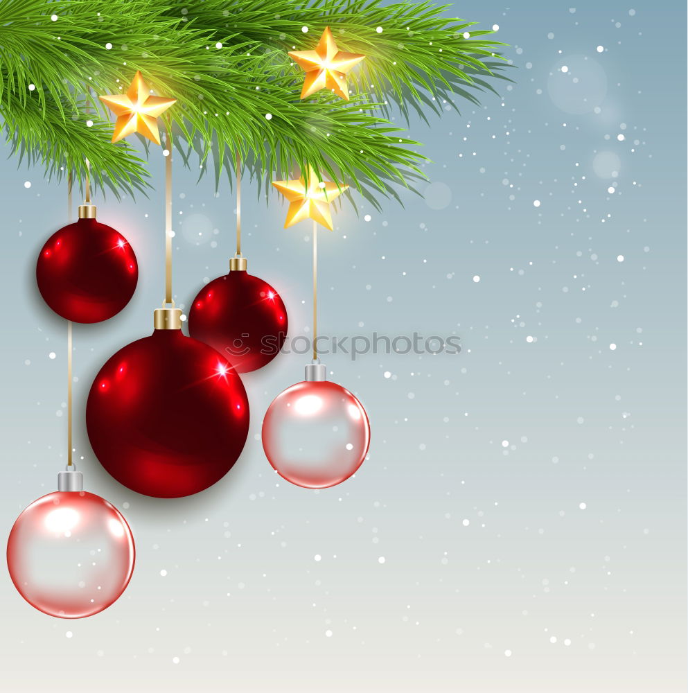 Similar – Image, Stock Photo Glass Christmas ball with heart on bokeh background