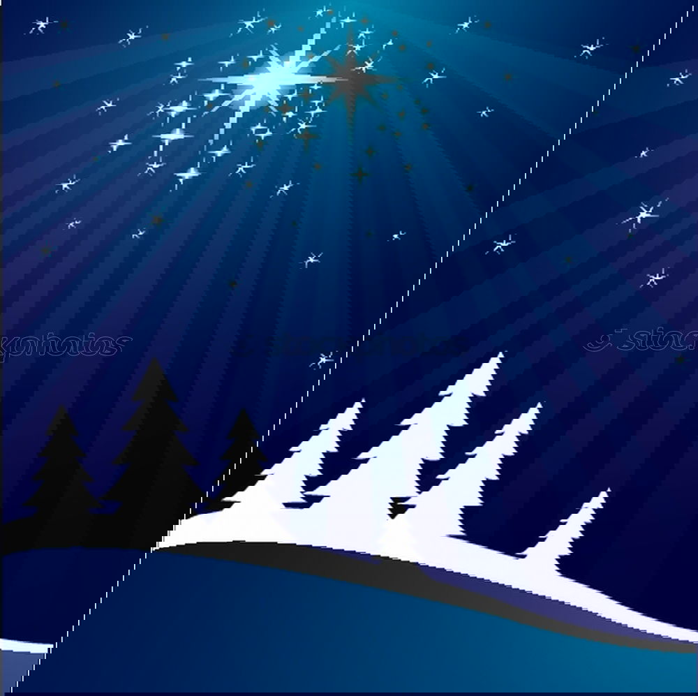 Similar – Image, Stock Photo Christmas card made of cut out glossy paper