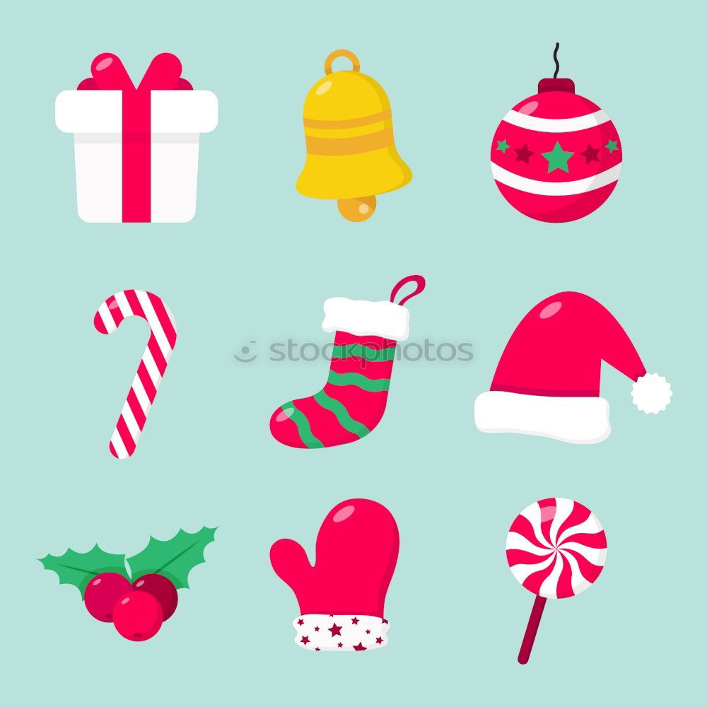 Similar – Christmas collection, gifts and decorative ornaments