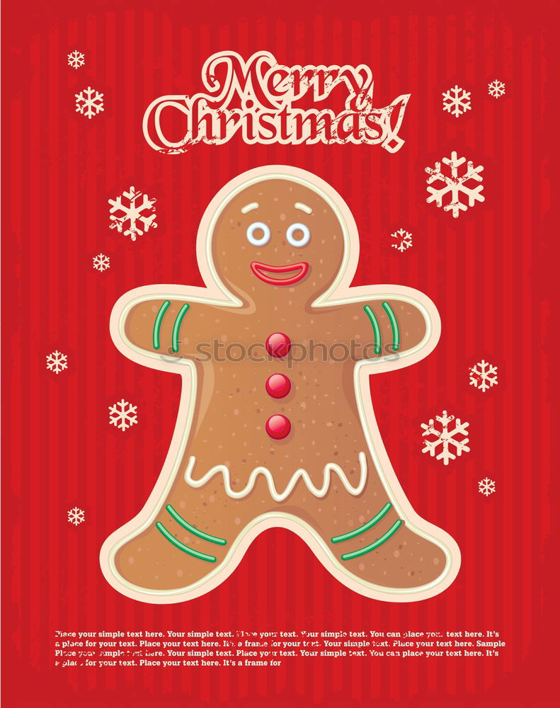 Similar – Paper gingerbread man