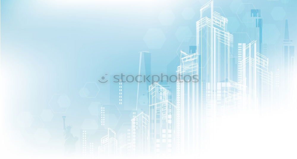 Similar – Image, Stock Photo City of New York Skyline a)