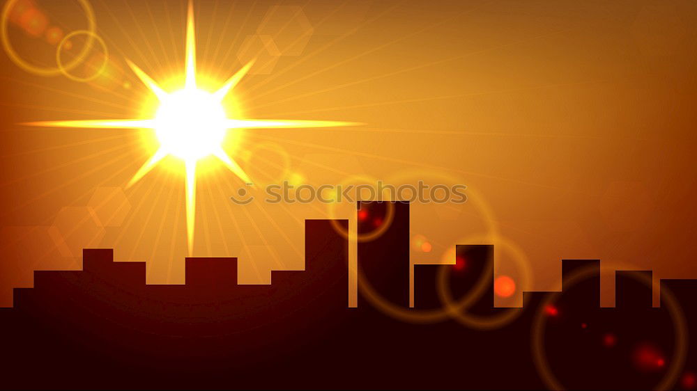 Image, Stock Photo Sunset Berlin