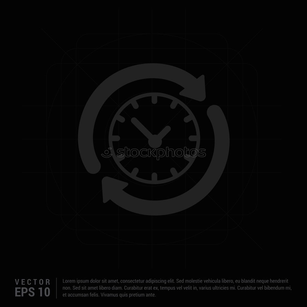 Image, Stock Photo … the hour uncertain