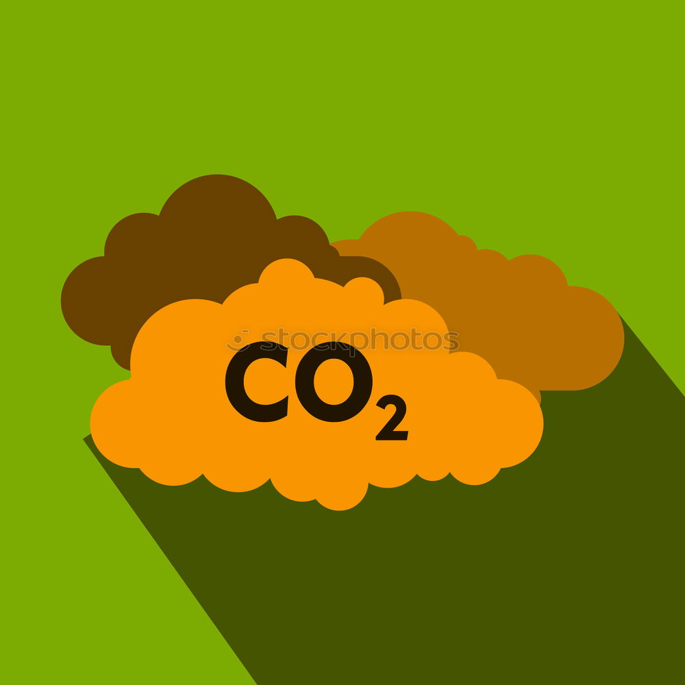 Image, Stock Photo #AS# CO2 Art Work of art