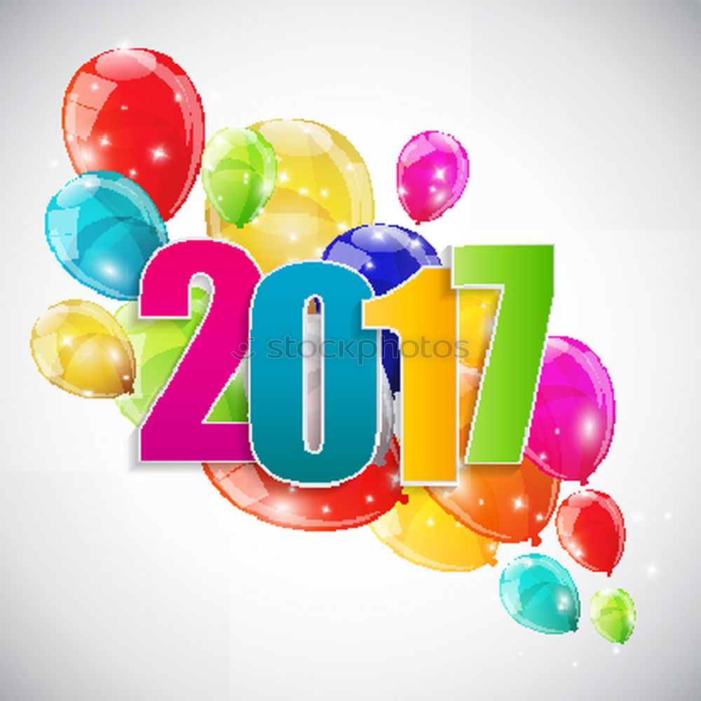Similar – Image, Stock Photo 2016 Joy Party Event