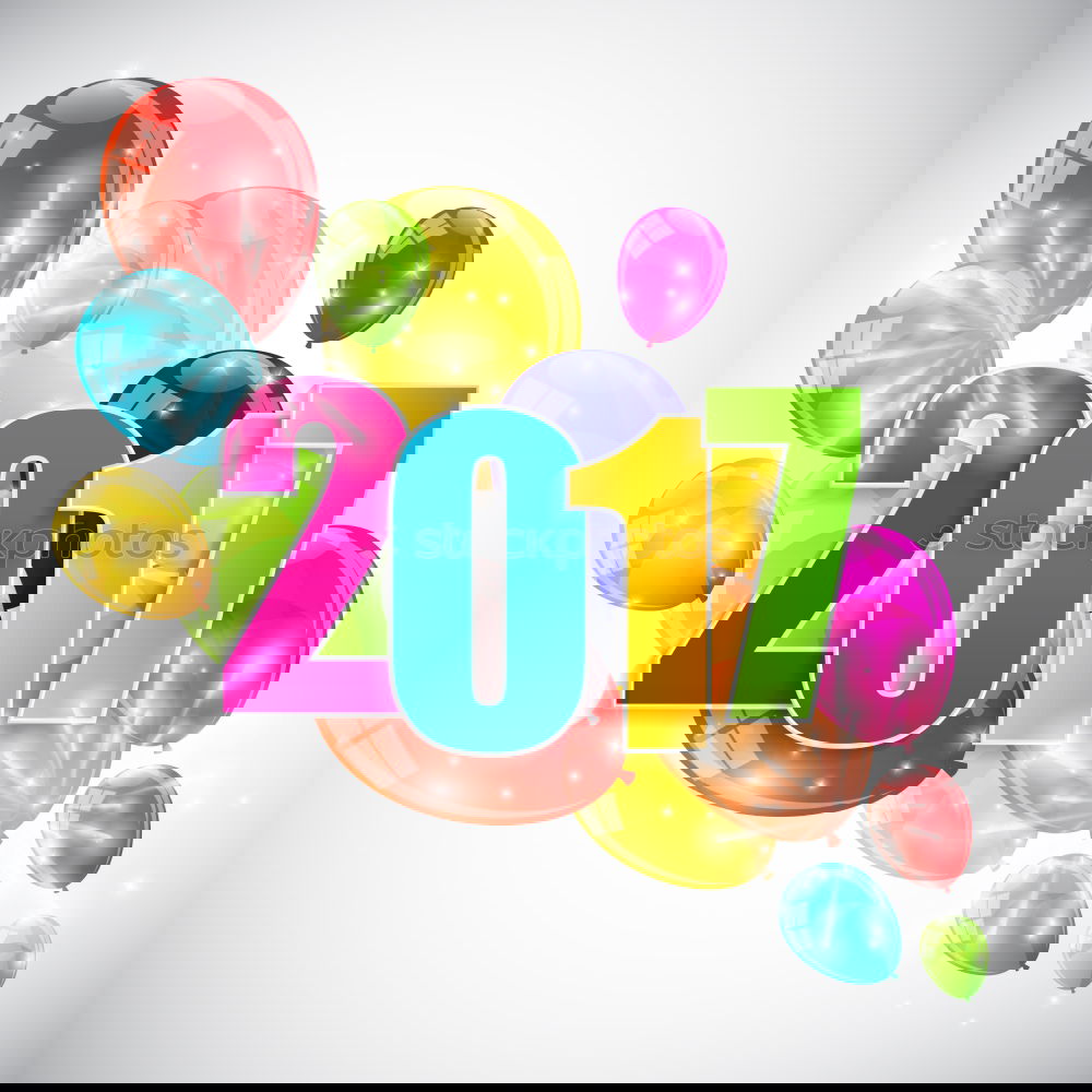 Similar – Image, Stock Photo 2016 Joy Party Event
