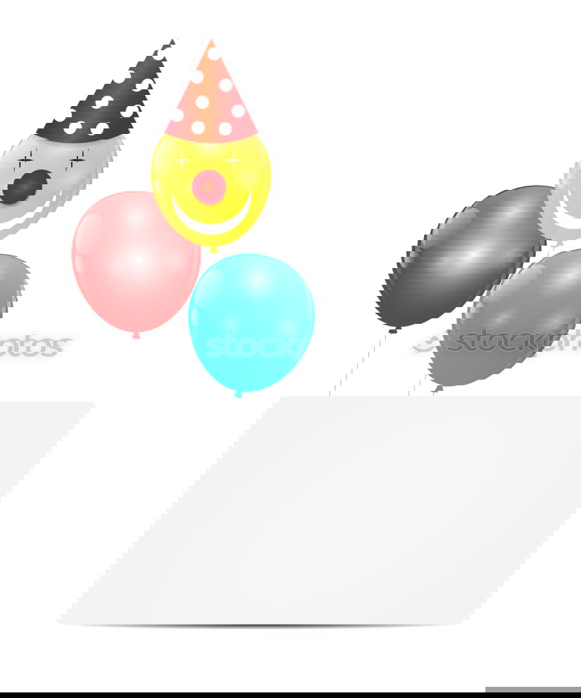 Similar – Image, Stock Photo Clown and confetti
