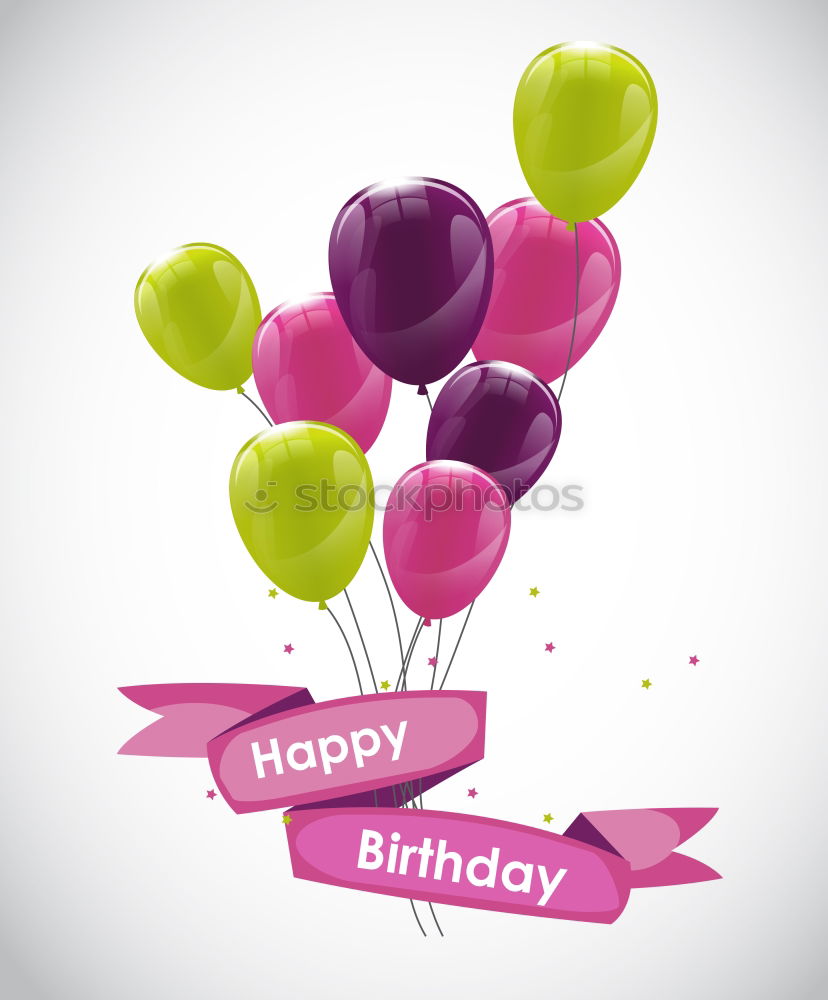 Similar – Image, Stock Photo Happy Birthday Sign