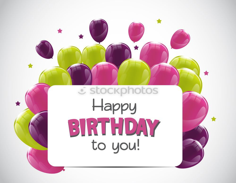 Similar – Image, Stock Photo – HAPPY BIRTHDAY Red