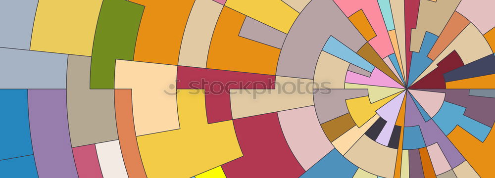 Similar – Vibrant colors palette paper design. Geometric shapes.