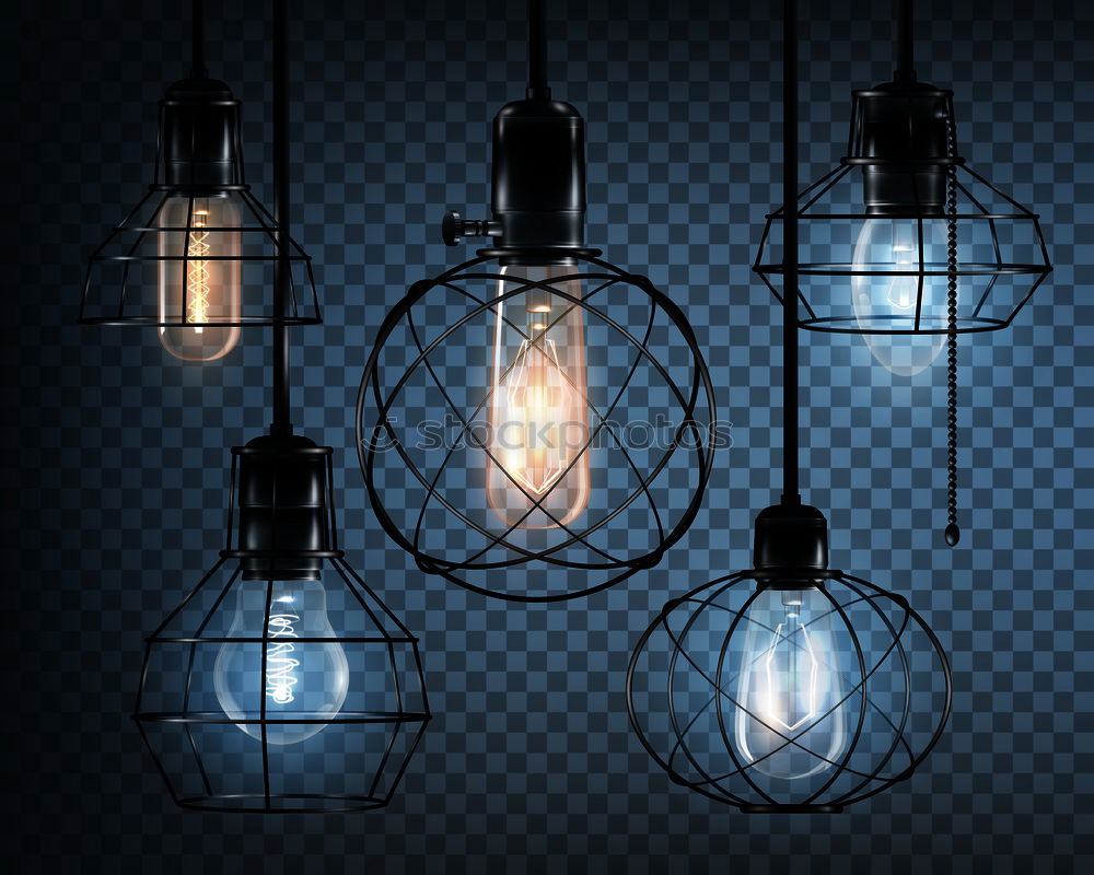 Similar – Image, Stock Photo Vintage incandescent Edison type bulbs