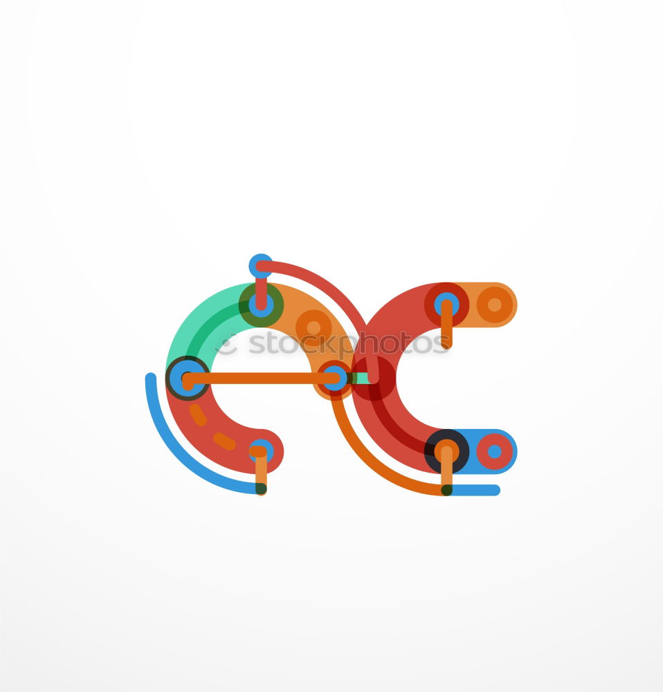 Similar – cloud of multi-colored wooden letters