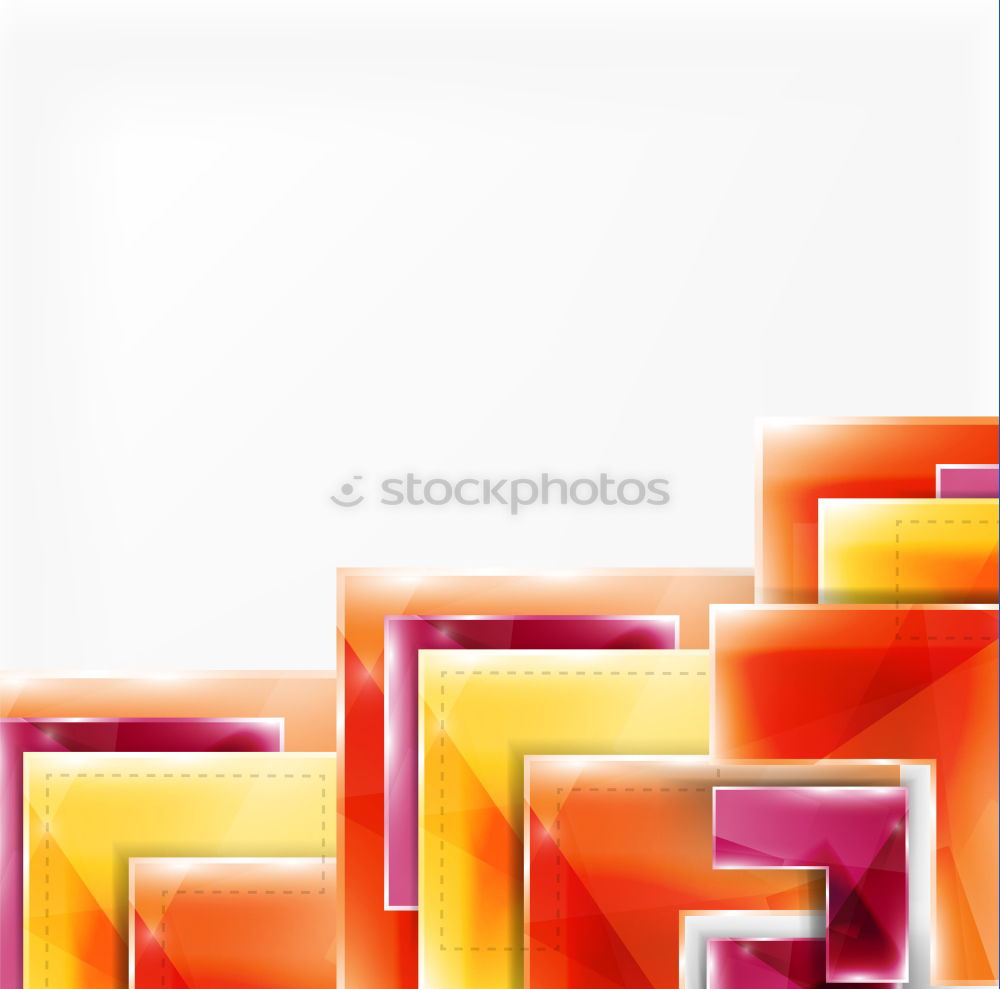 Similar – Image, Stock Photo Vibrant colors palette paper design. Geometric shapes.