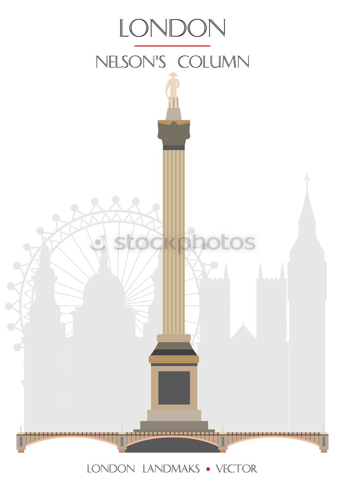 Similar – Image, Stock Photo White monumental column on sky