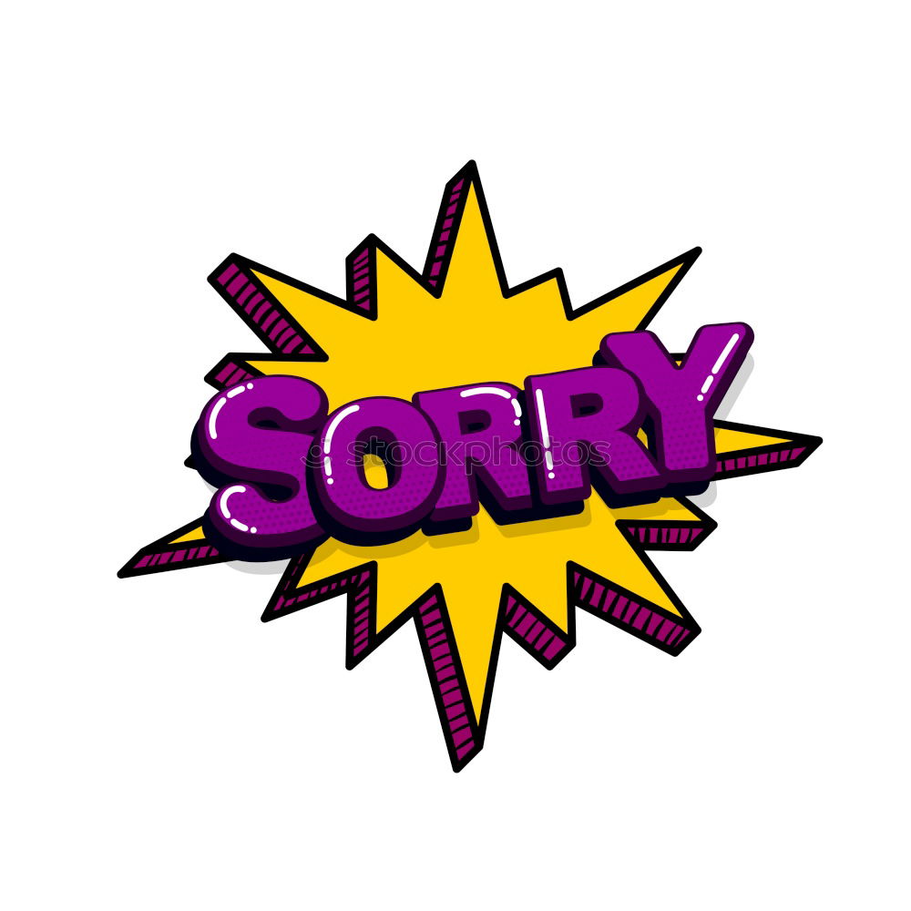 Similar – Image, Stock Photo SORRY, FORGOT! Characters
