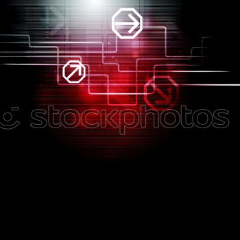 Foto Bild Rotes LED-Licht Computer Laptop-Tastatur