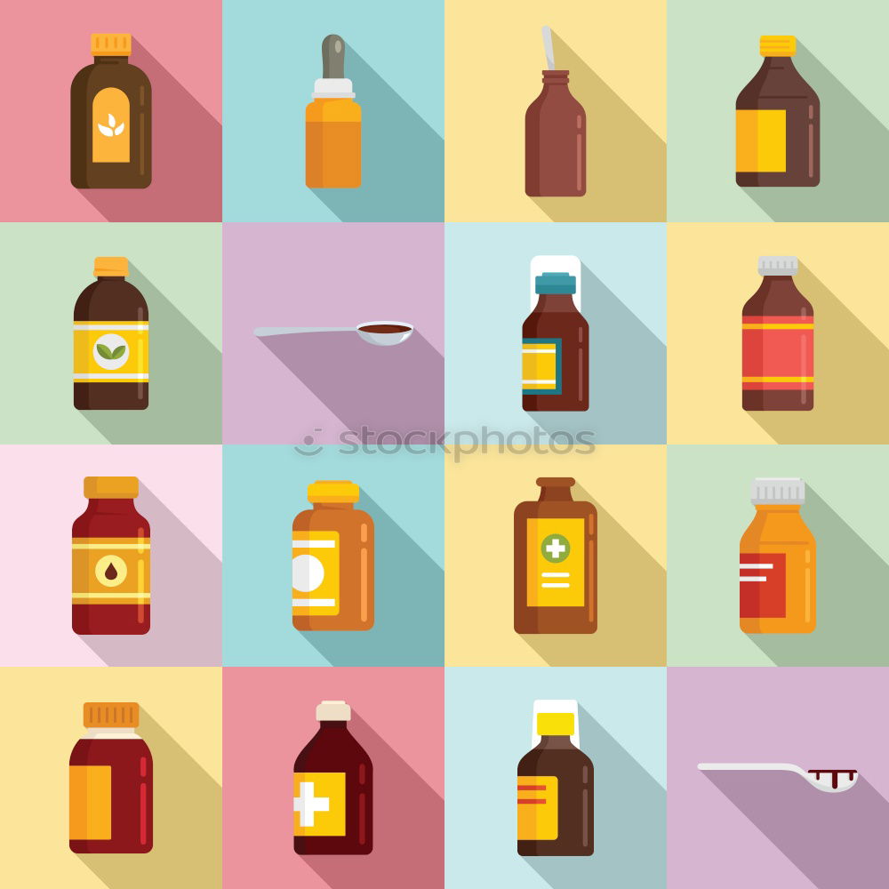 Similar – Image, Stock Photo colorful pills and medical bottles on green paper background