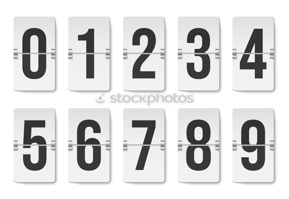 Similar – Day X Digits and numbers