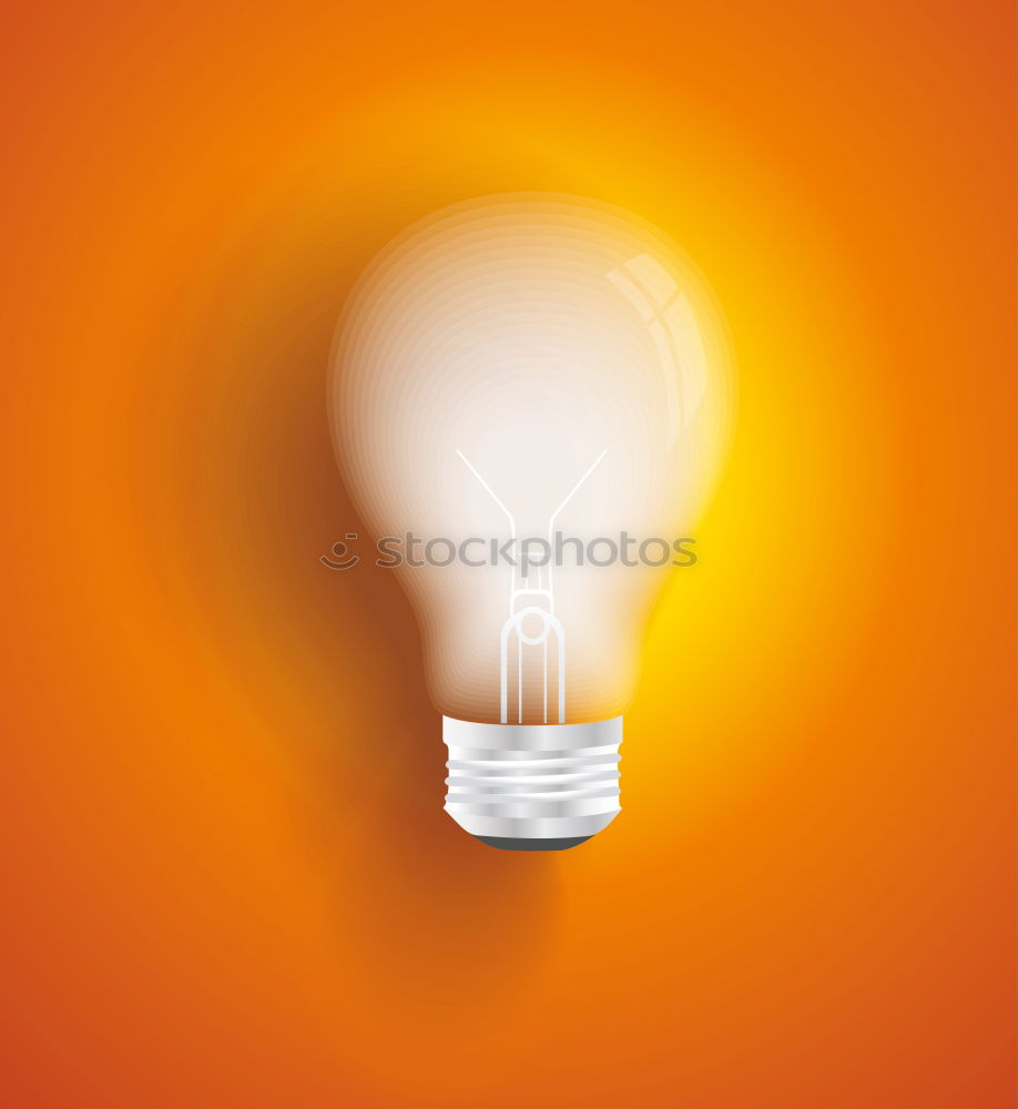 Orange-coloured LED lights in a row in incandescent optics, shallow depth of field