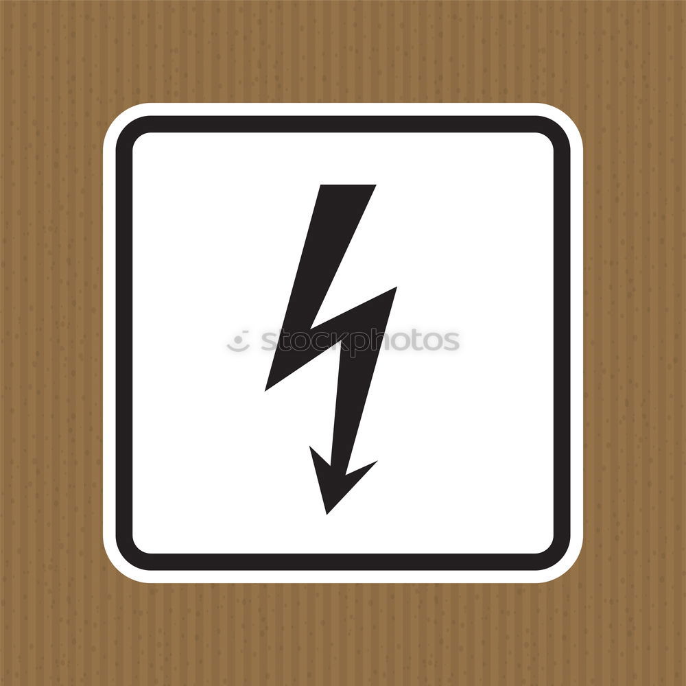 Similar – sign Road sign Lightning