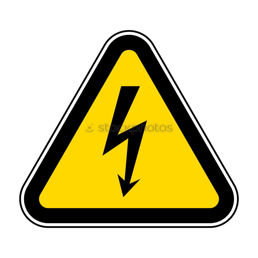 Similar – sign Road sign Lightning