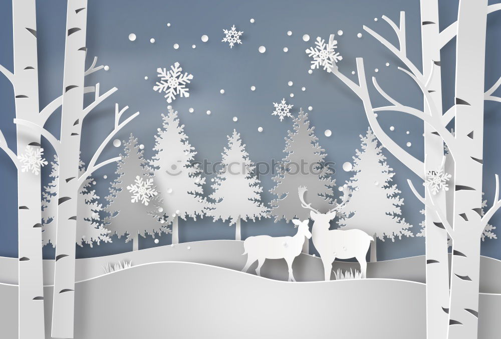 Similar – Image, Stock Photo AKCGDR# Snow track V Art