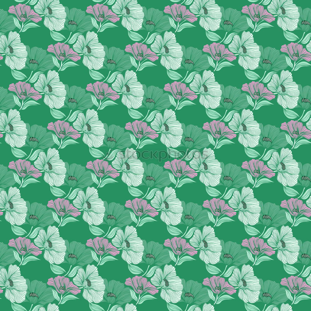 Image, Stock Photo Christmas pattern made of wooden christmas trees.