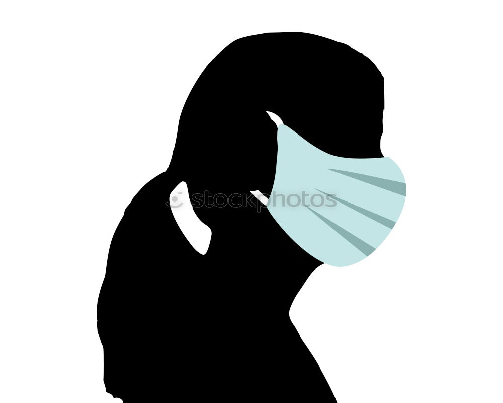 Similar – Foto Bild Niedlicher kleiner Junge in medizinischer Maske