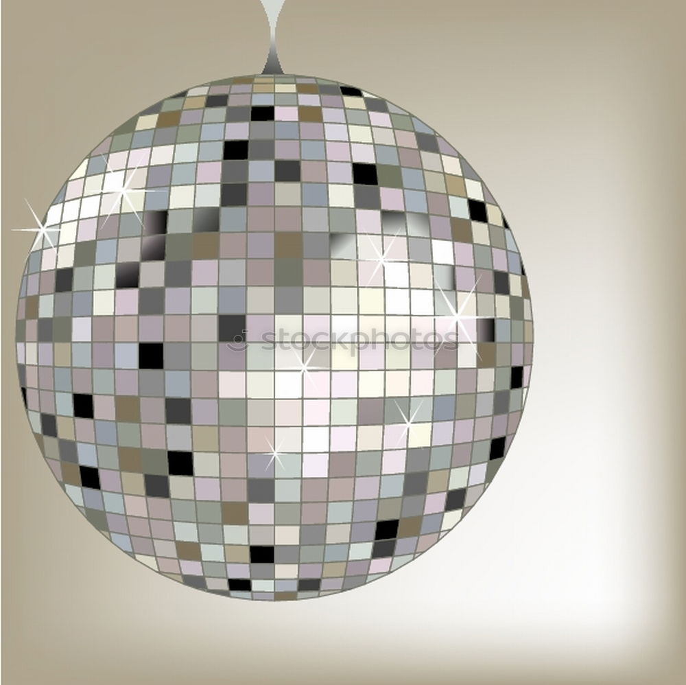 Similar – Image, Stock Photo Mirror ball retro background