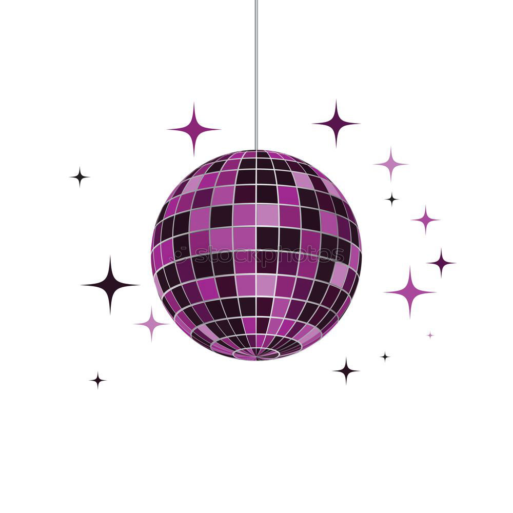 Similar – Image, Stock Photo Mirror ball retro background