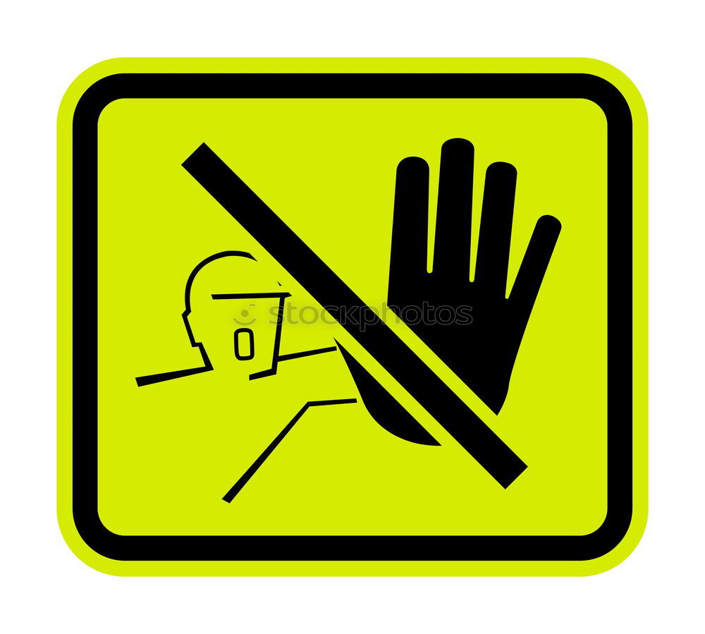 Similar – warning sign