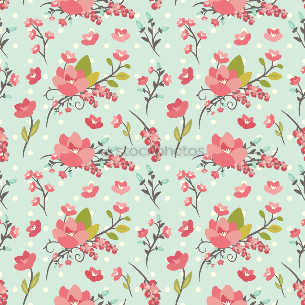 Similar – Pastel pink flowers pattern